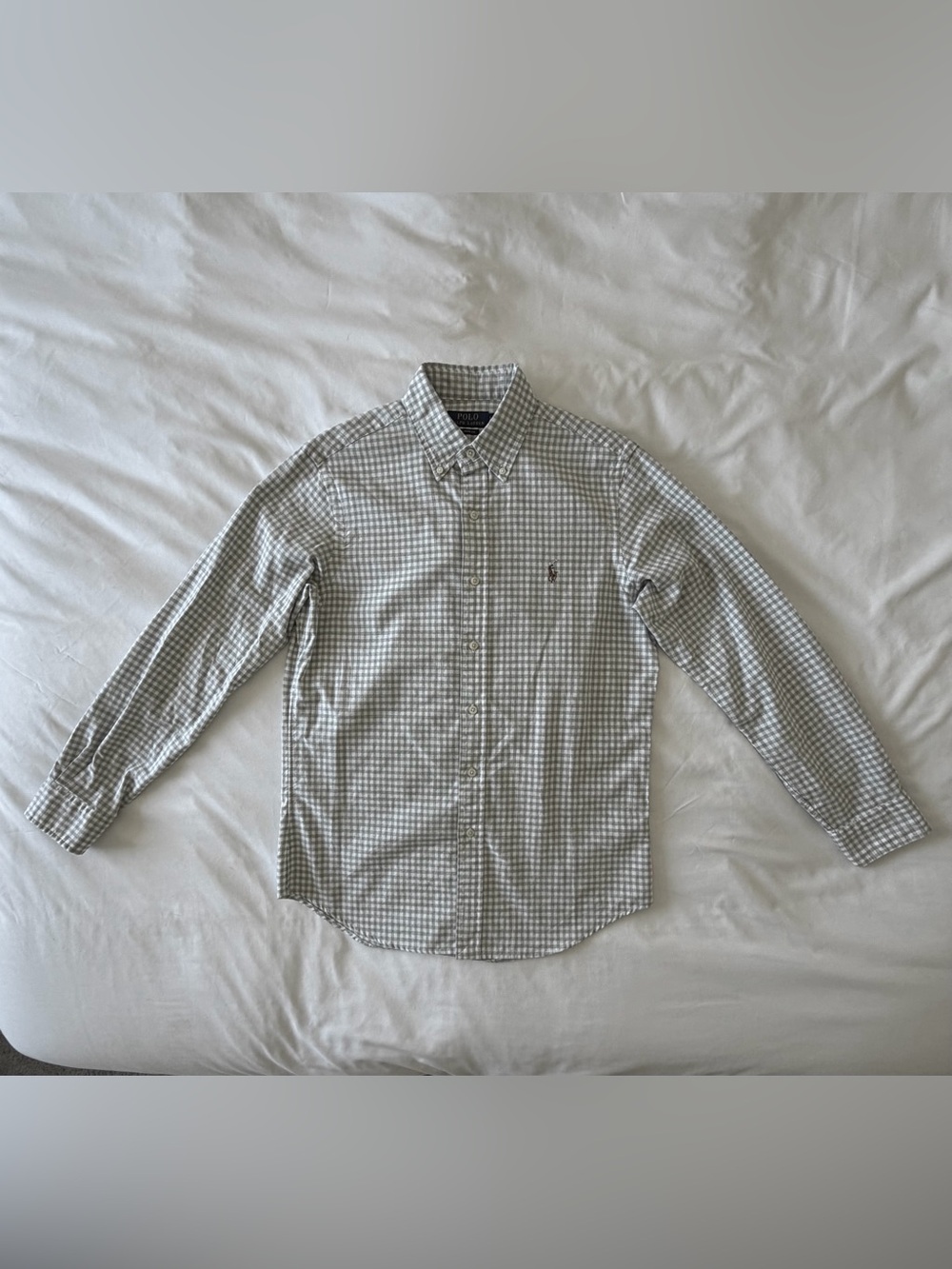 Polo by Ralph Lauren | Grey & White Gingham Button-Down Shirt | SP